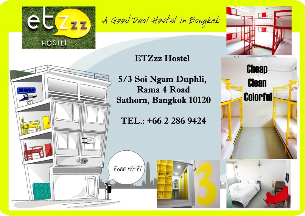 Jellybean Ezy Hostel Sathorn Бангкок Екстер'єр фото